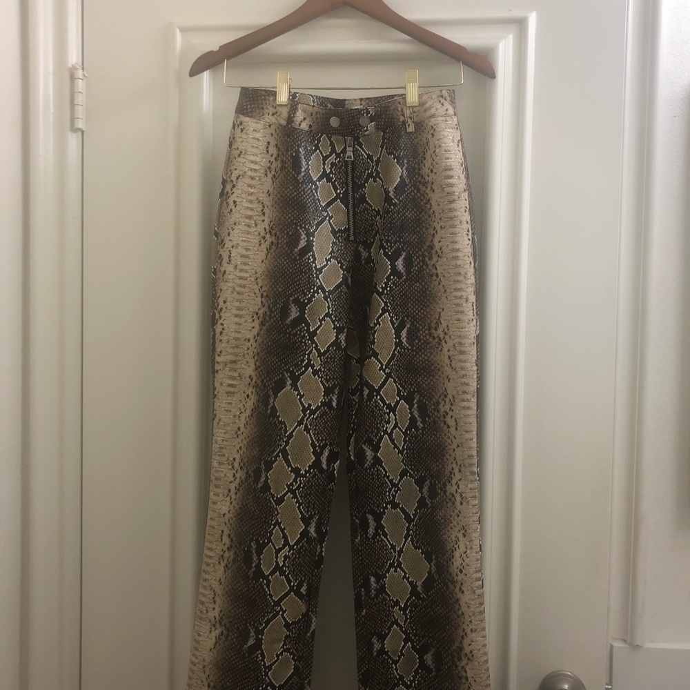 I.AM.GIA Snakeskin Pants